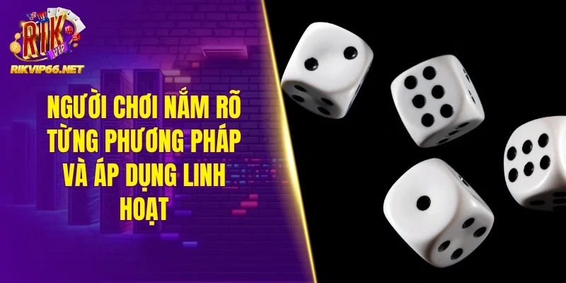 Người chơi nắm rõ từng phương pháp và áp dụng linh hoạt